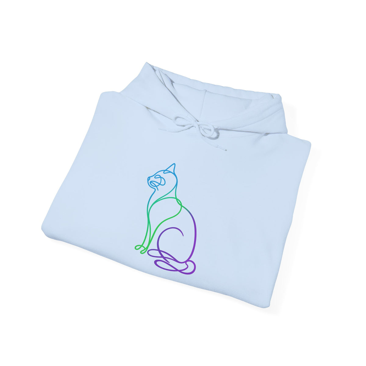 Northern Lights Cat Hooded Sweatshirt