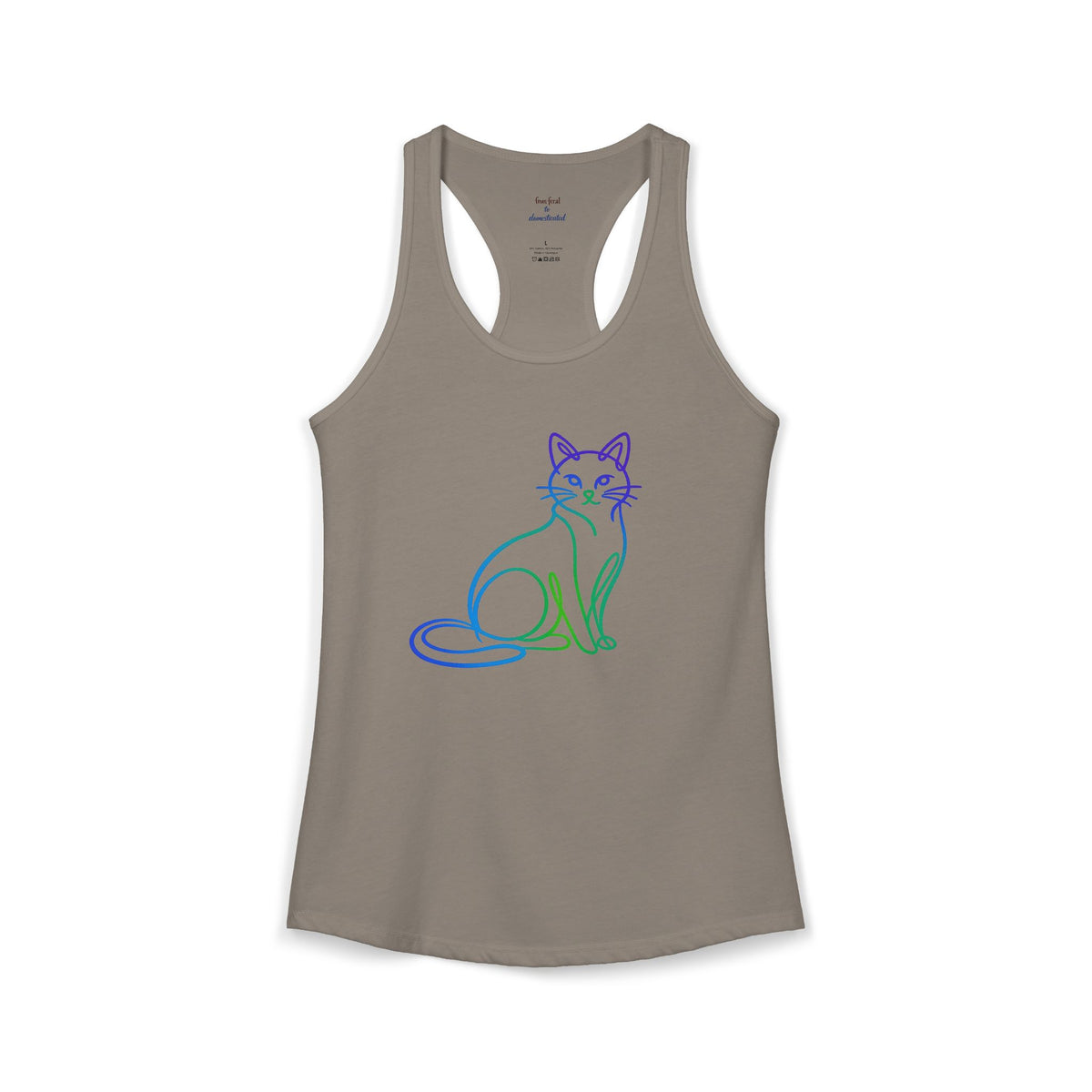 Northern Lights Cat Racerback Tank