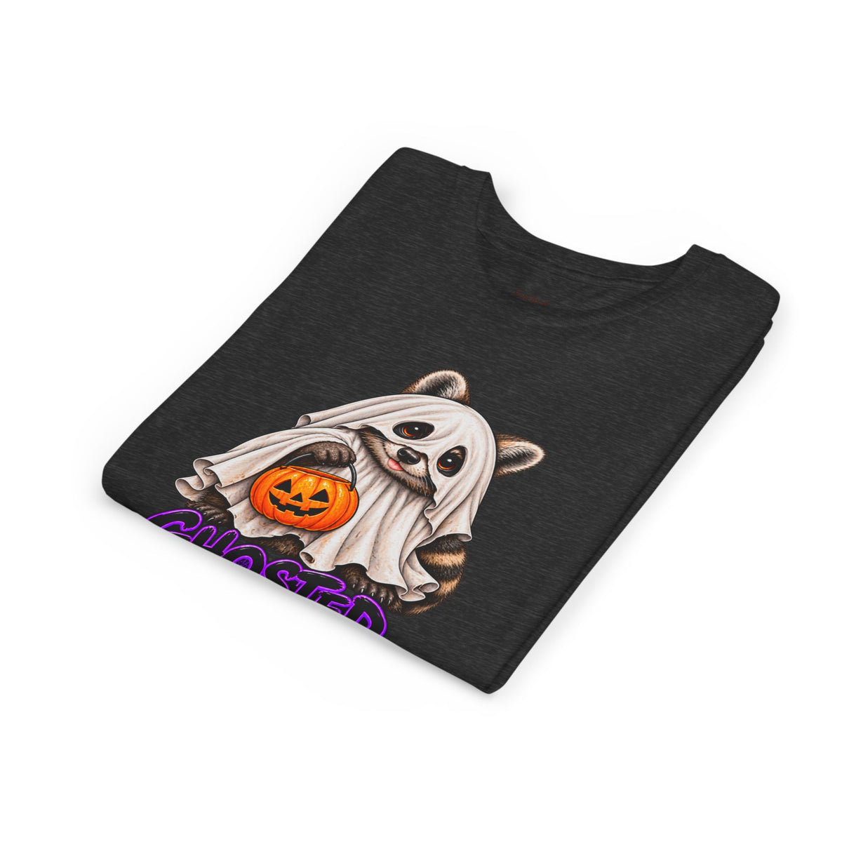 Ghosted Youth Tee — Raccoon Kids Tshirt
