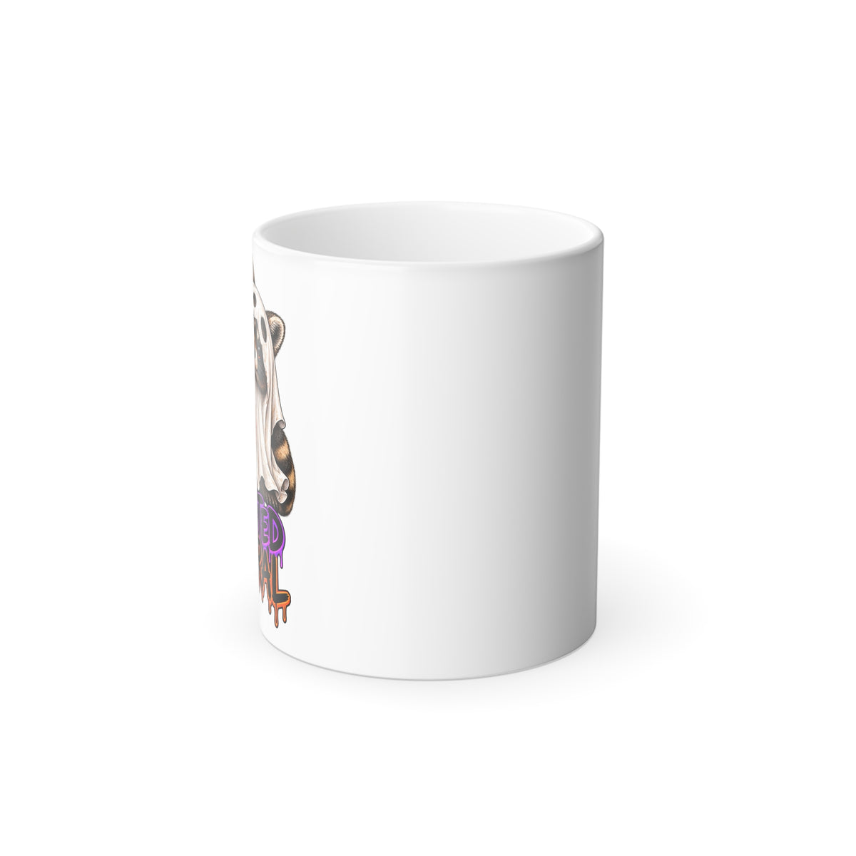 Ghosted Raccoon Color-Changing Mug  11 oz
