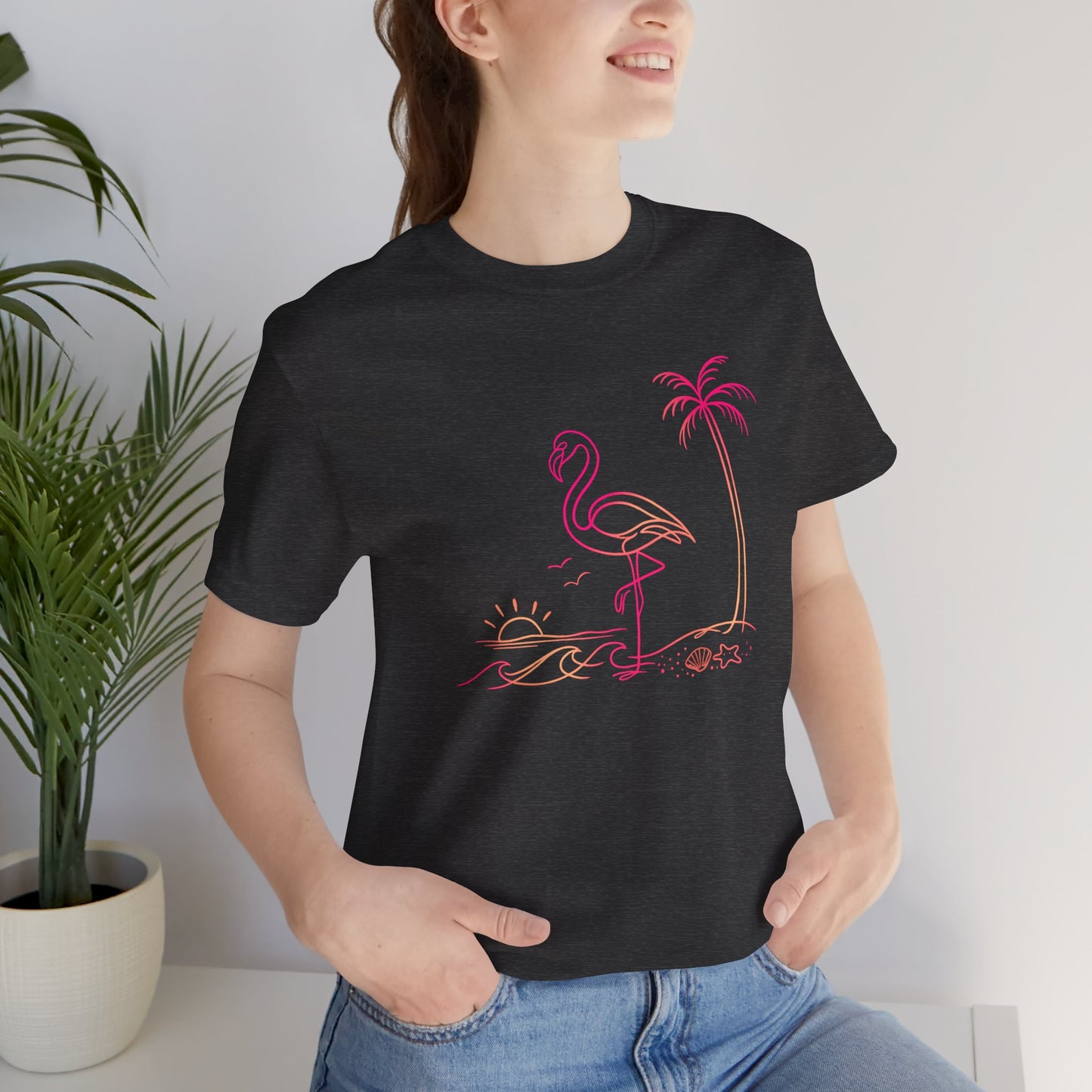 Flamingo Wild Lines T-Shirt