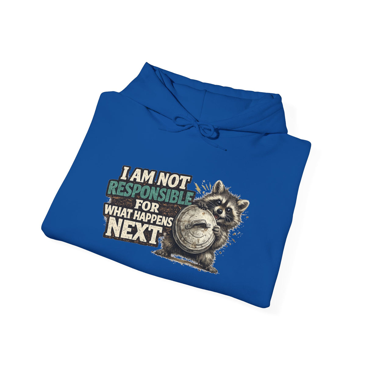 Not Responsible Raccoon Hooded Sweatshirt