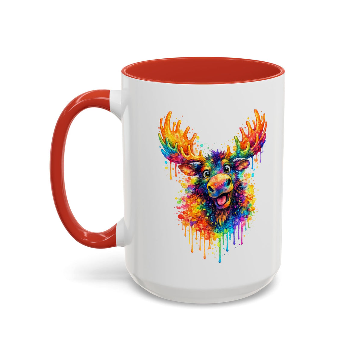 Watercolor Moose Coffee Mug  (11/15oz)