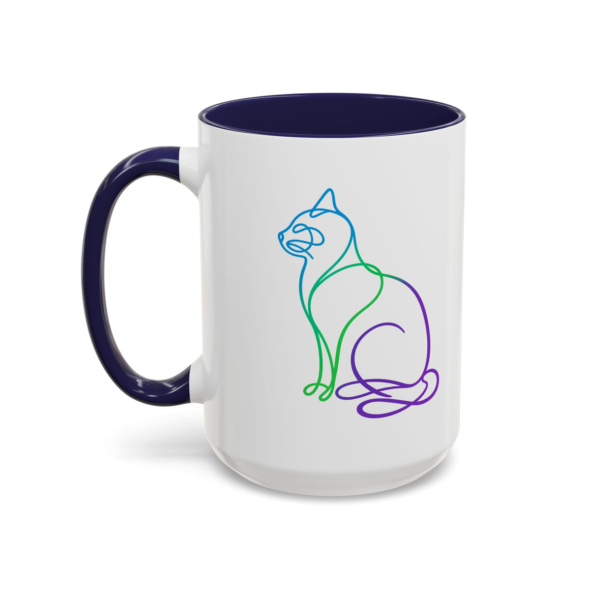 Northern Lights Cat Coffee Mug  (11/15oz)