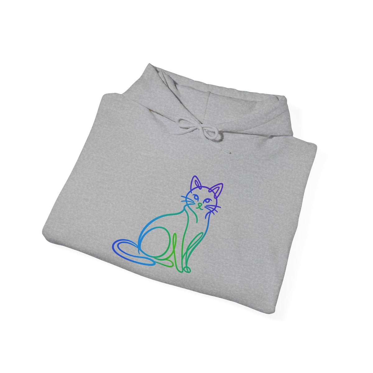 Northern Lights Cat Hooded Sweatshirt