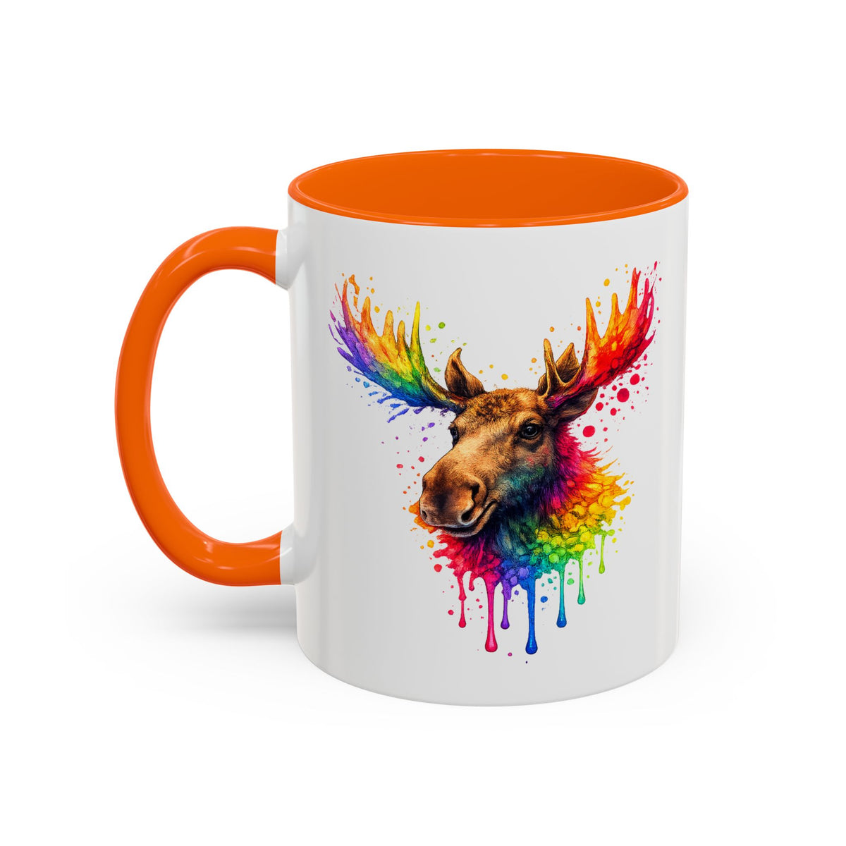 Watercolor Moose Coffee Mug  (11/15oz)