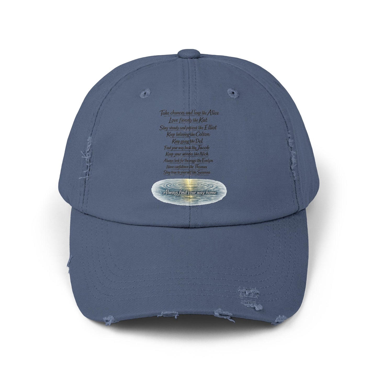 "Find Your Way" Distressed Cap