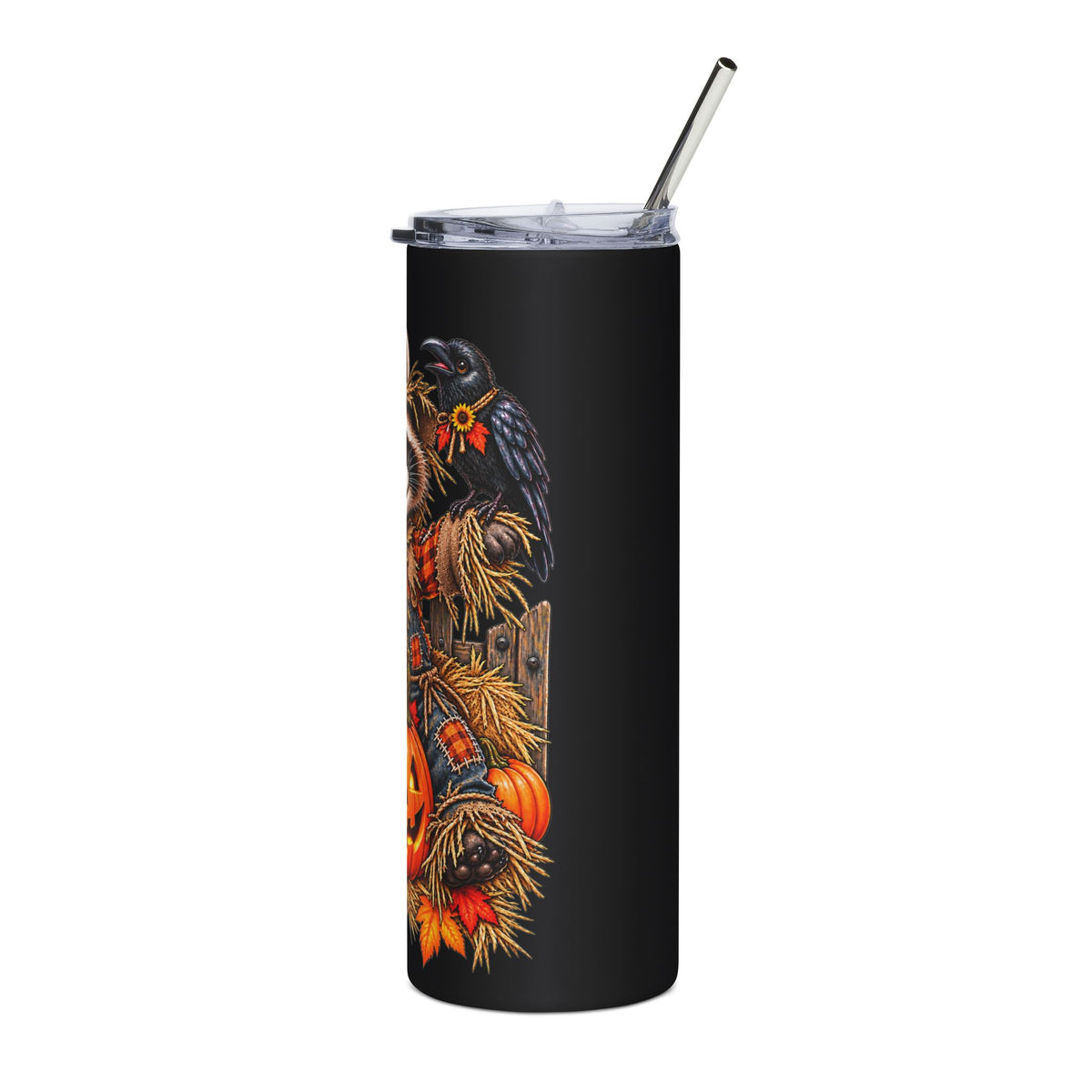 Scarecrow Raccoon - 20oz Stainless Steel Tumbler