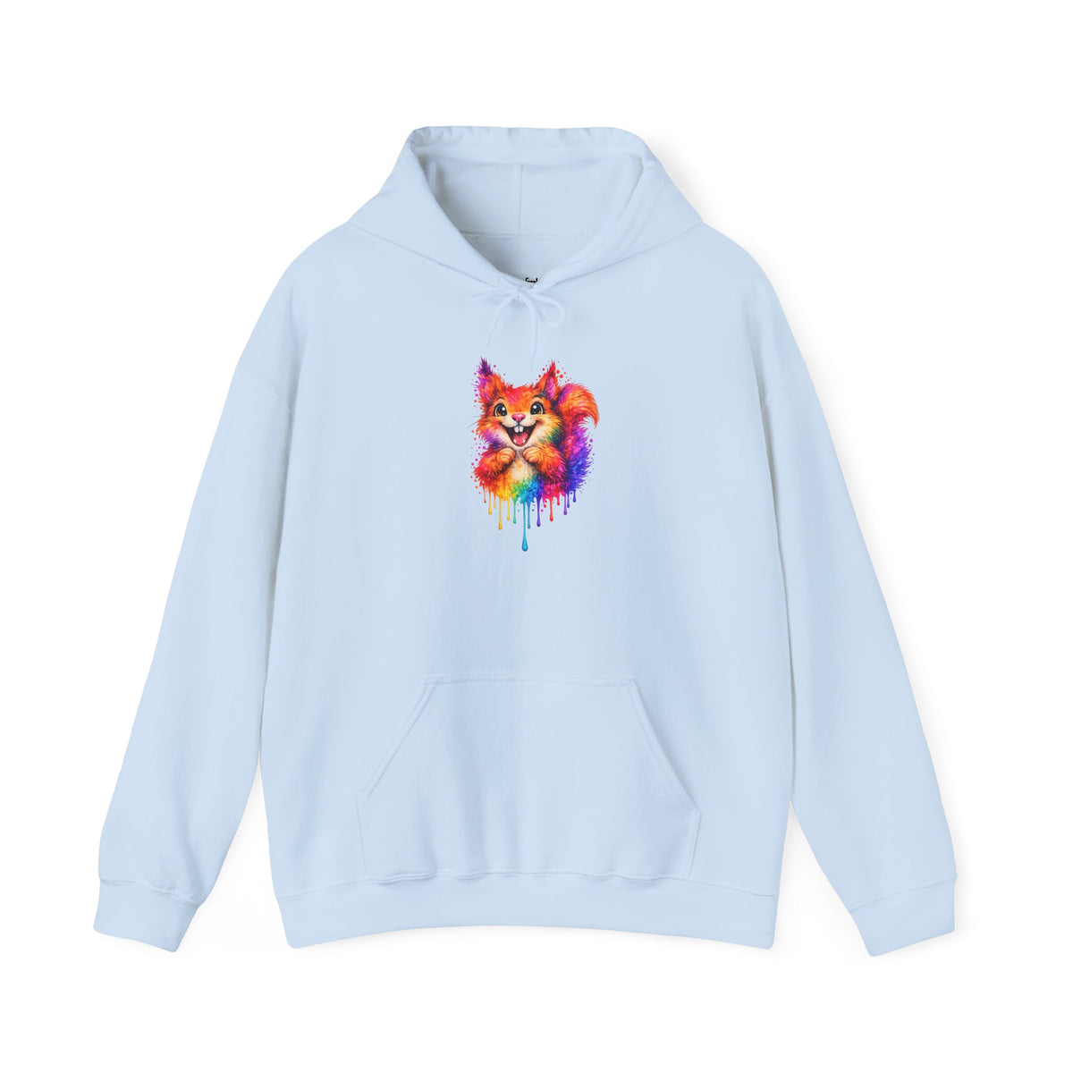 Watercolor Squirrel Hooded Sweatshirt