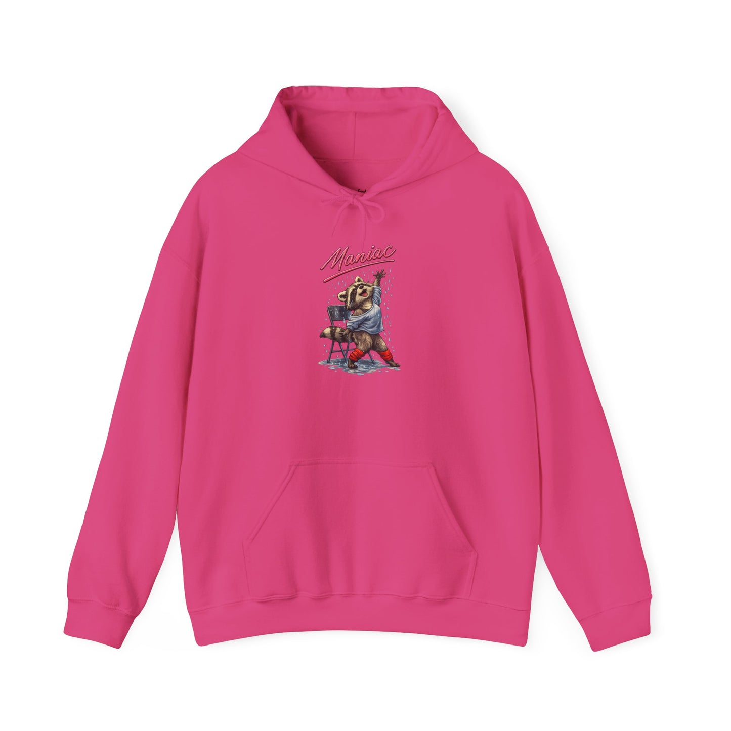 Dancing Raccoon "Maniac" Hooded Sweatshirt