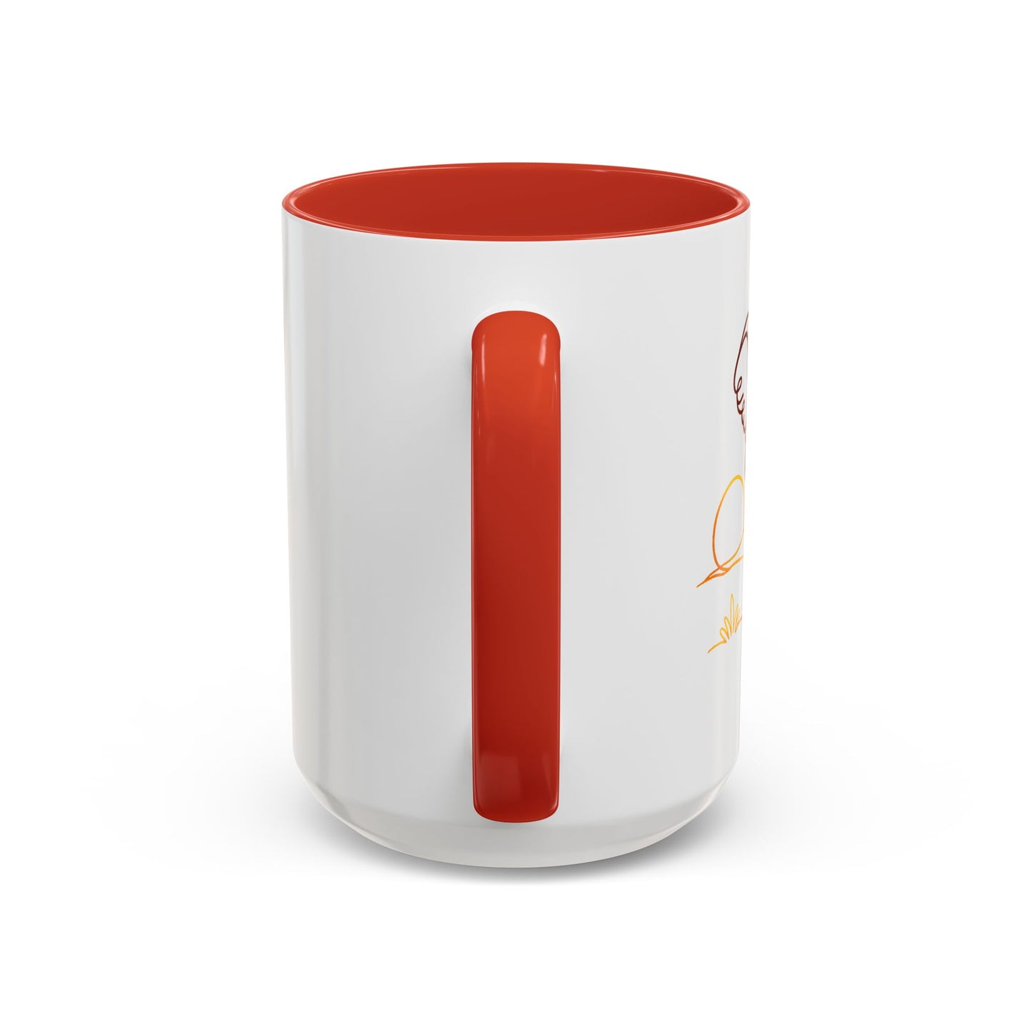 Safari Sunrise Coffee Mug — Minimal Line Elephant Design (11/15oz)