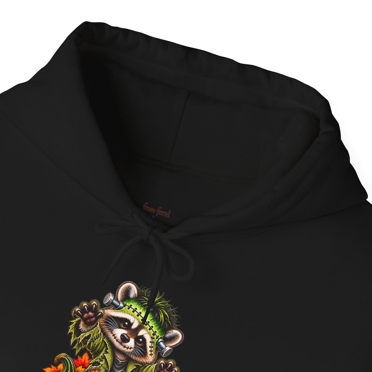 Frankenstein Raccoon Halloween Hooded Sweatshirt