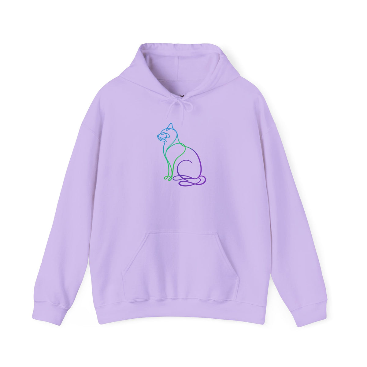 Northern Lights Cat Hooded Sweatshirt