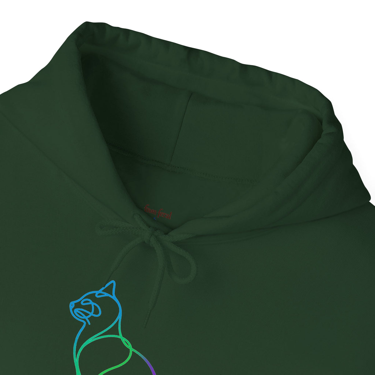 Northern Lights Cat Hooded Sweatshirt