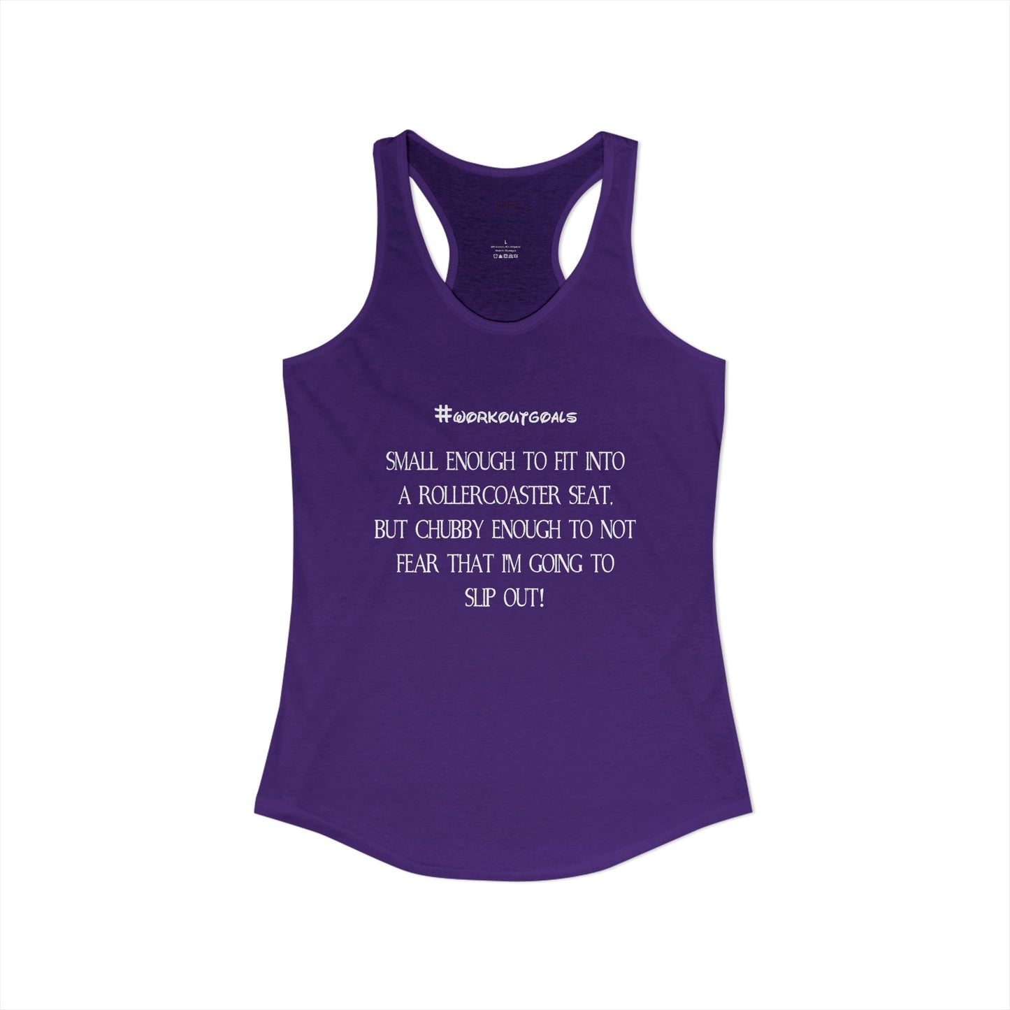 Workout Goals Racerback Tank