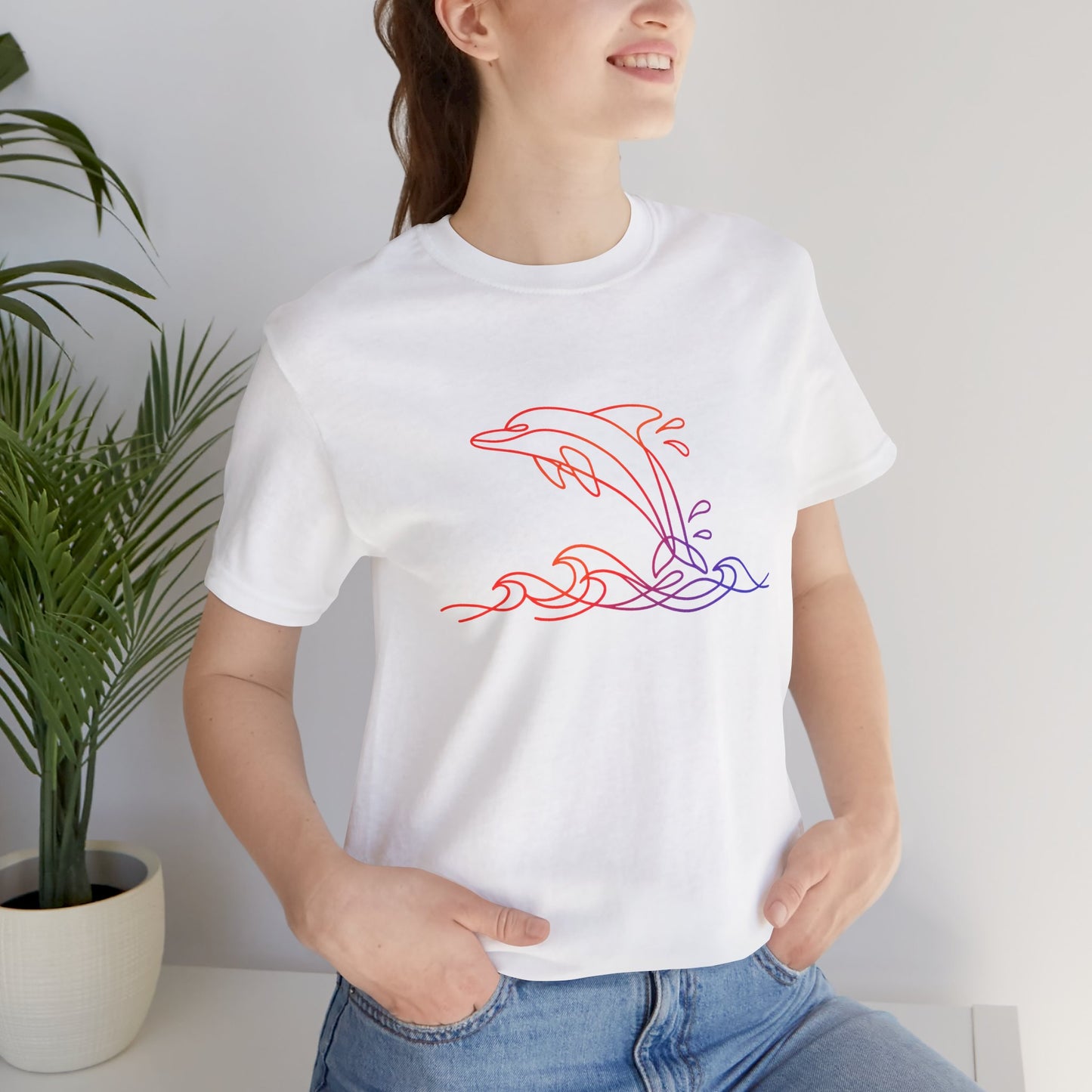 Dolphin Wild Lines T-Shirt