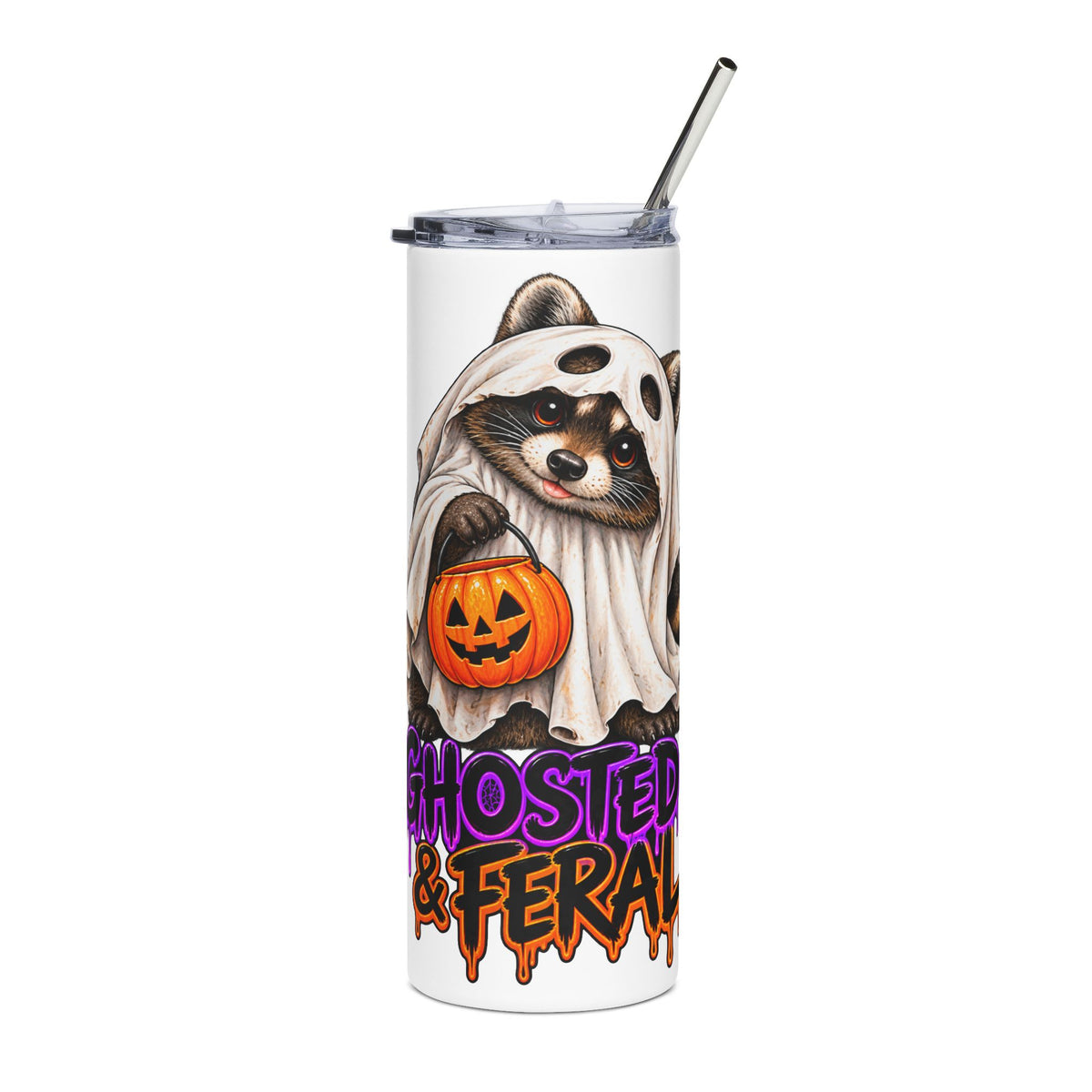 Ghosted Raccoon - 20oz Stainless Steel Tumbler