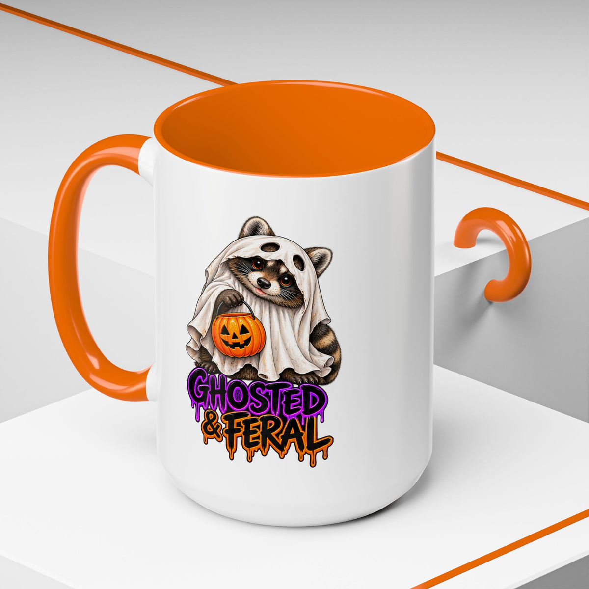Ghosted Raccoon Coffee Mug  (11/15oz)