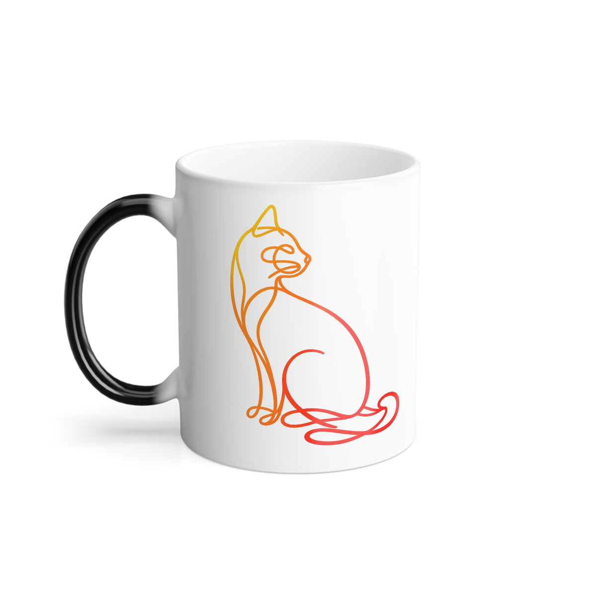 Sunrise Cat Color-Changing Mug  11 oz