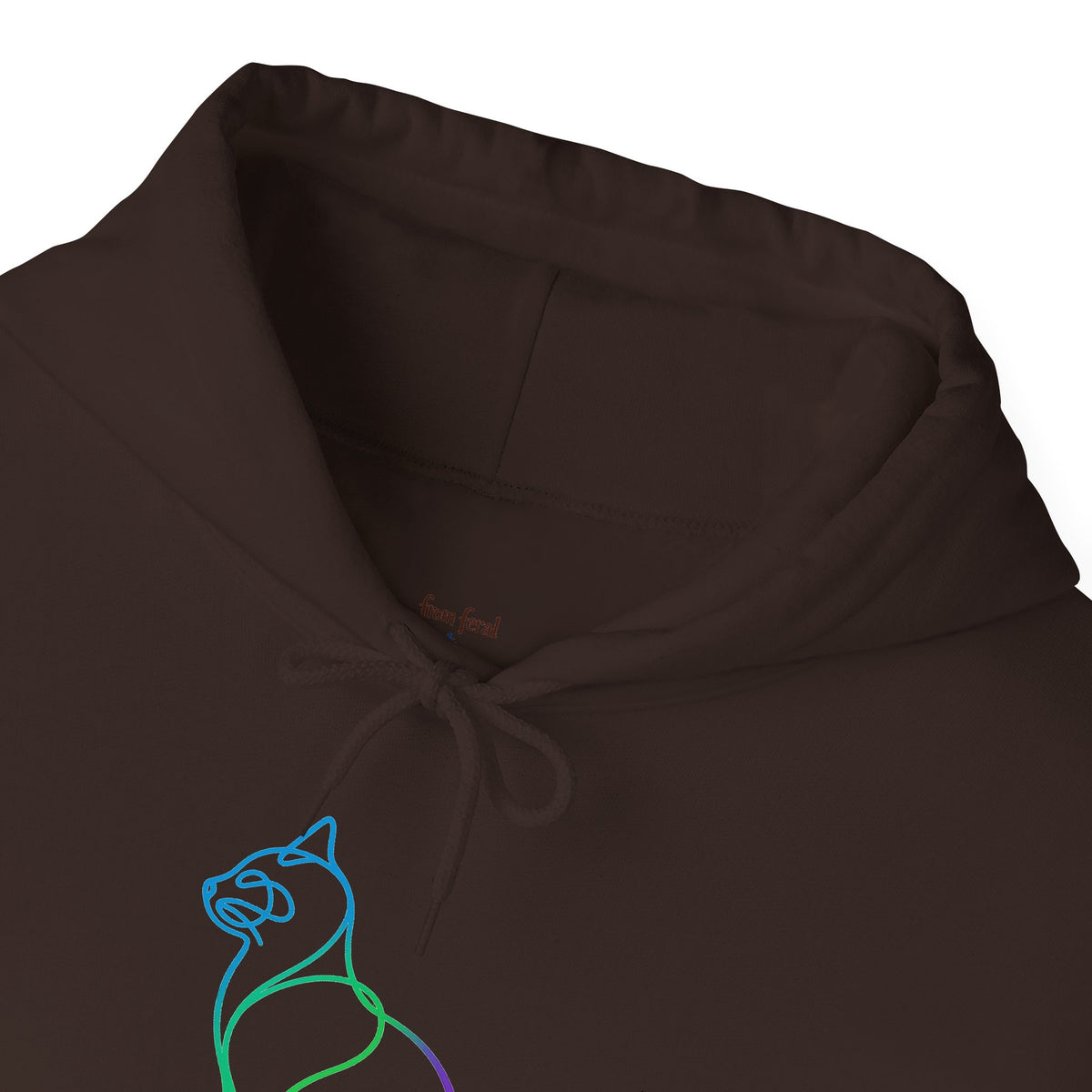 Northern Lights Cat Hooded Sweatshirt