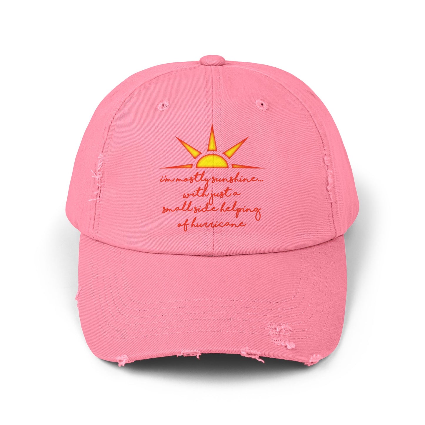"Sunshine" Distressed Cap —  Funny Truth Hat