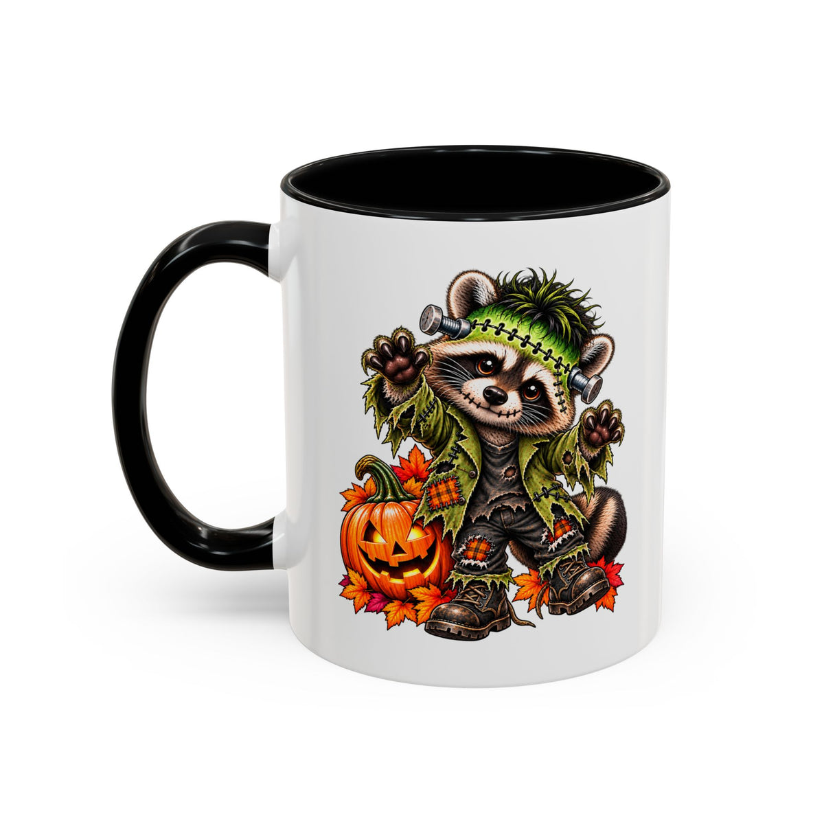 Halloween Frankenstein Raccoon Coffee Mug  (11/15oz)