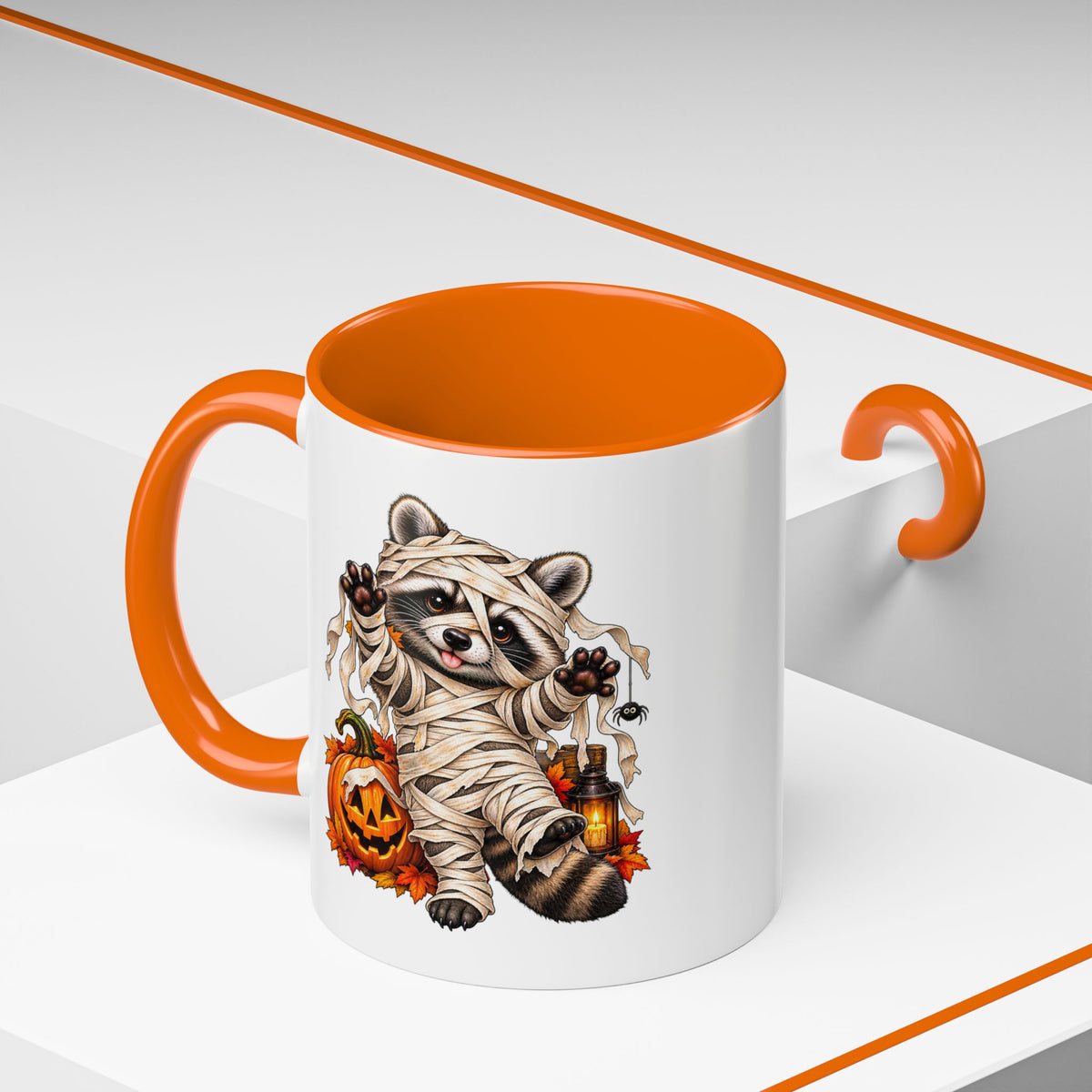 Halloween Mummy Raccoon Coffee Mug  (11/15oz)