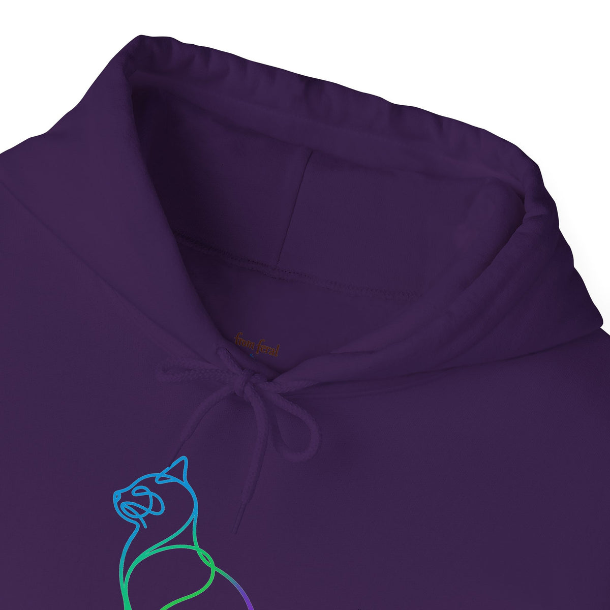 Northern Lights Cat Hooded Sweatshirt