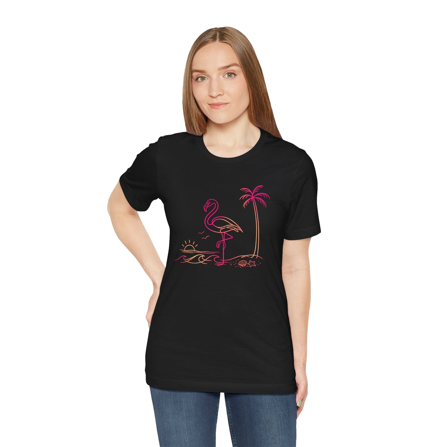 Flamingo Wild Lines T-Shirt