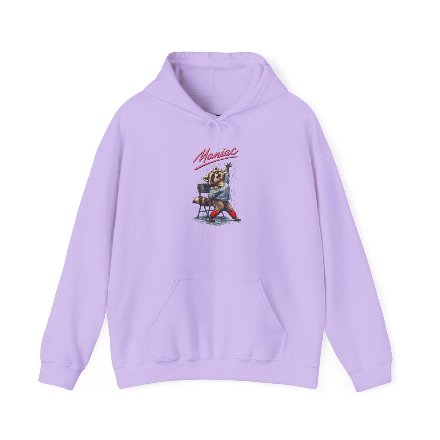 Dancing Raccoon "Maniac" Hooded Sweatshirt