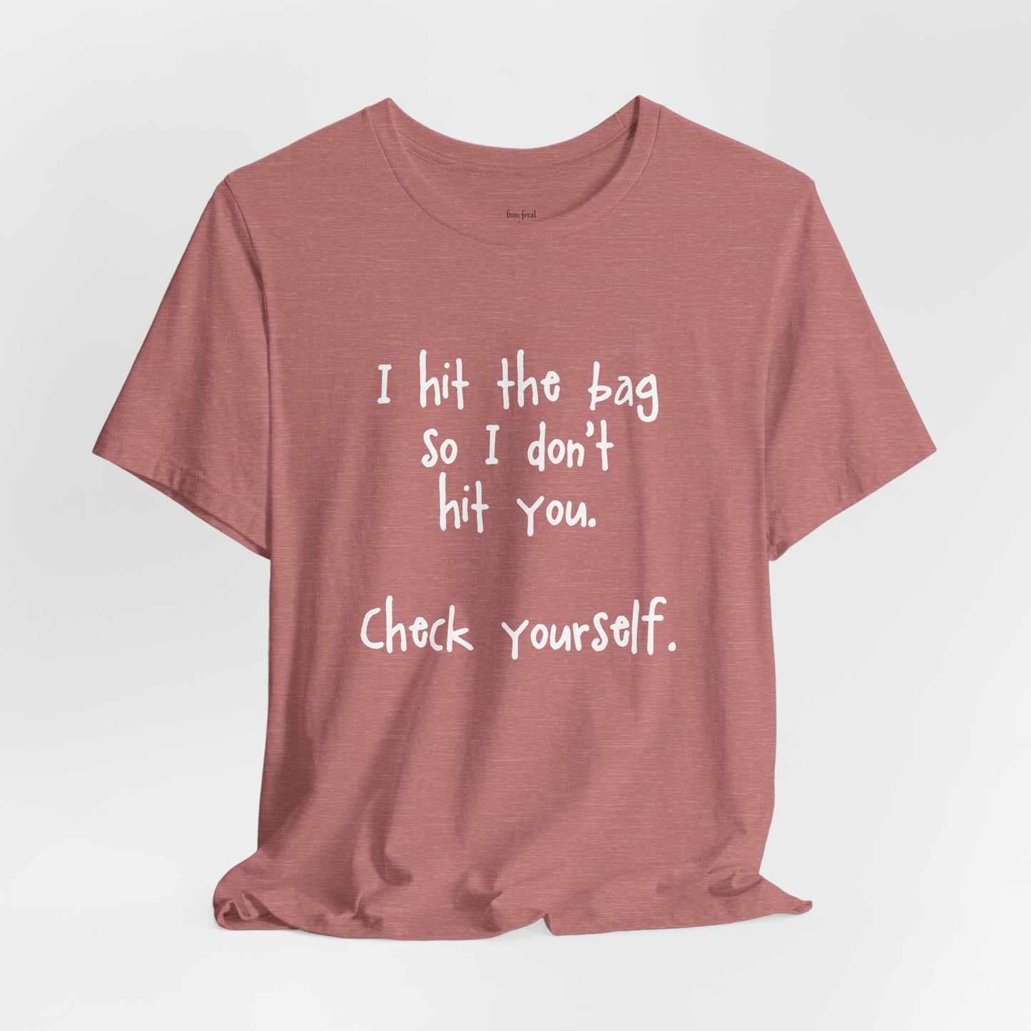 "Check Yourself" Kickboxing Tee