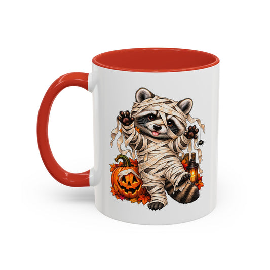 Halloween Mummy Raccoon Coffee Mug  (11/15oz)