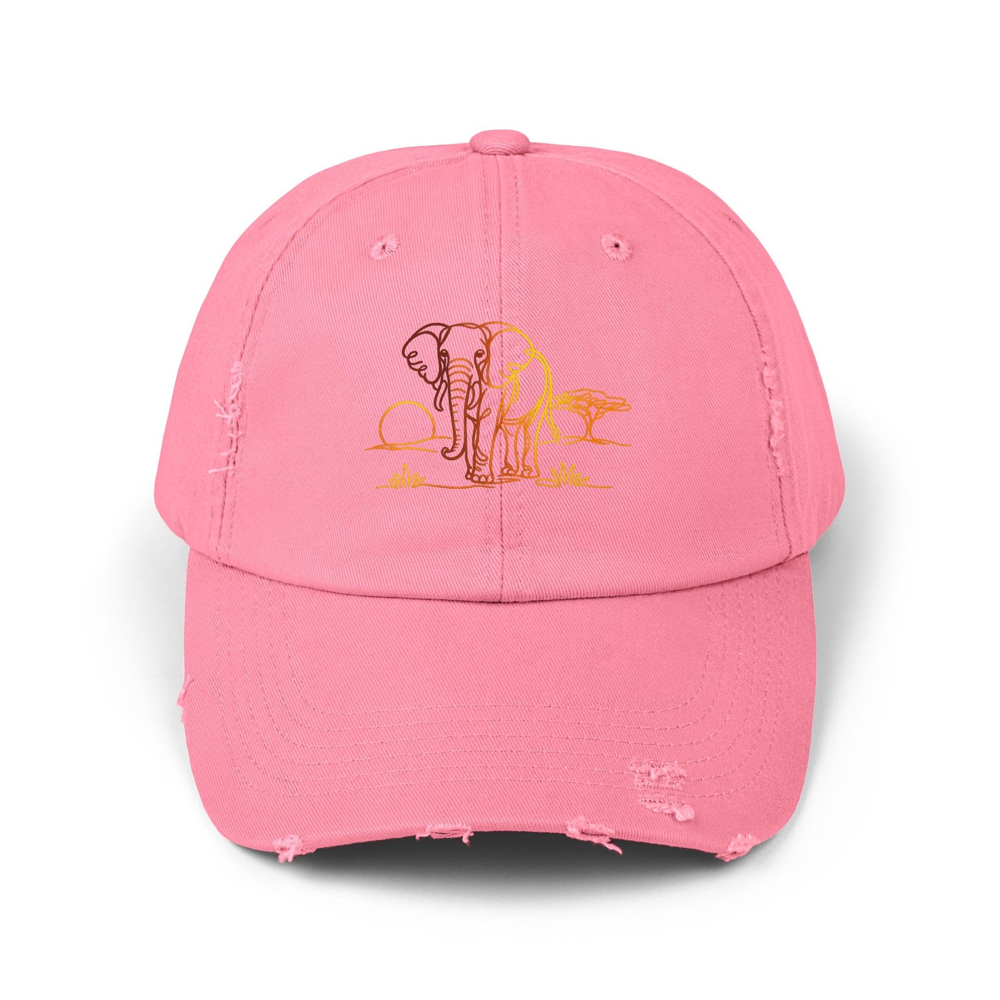 Safari Elephant | Distressed Cap