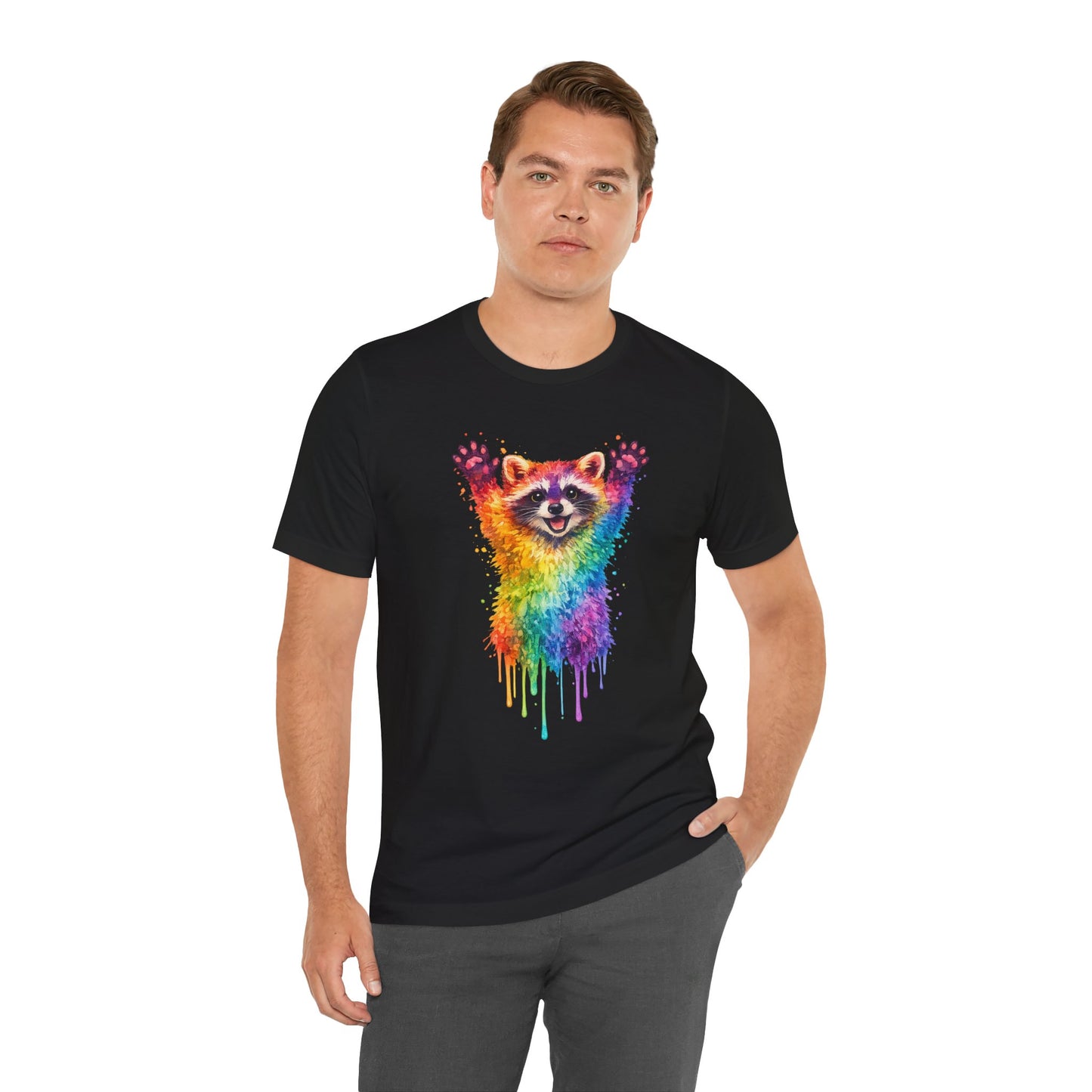 Watercolor Wildlife Raccoon T-Shirt