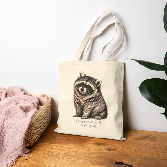 Jimothy The Raccoon Inspirational Tote Bag