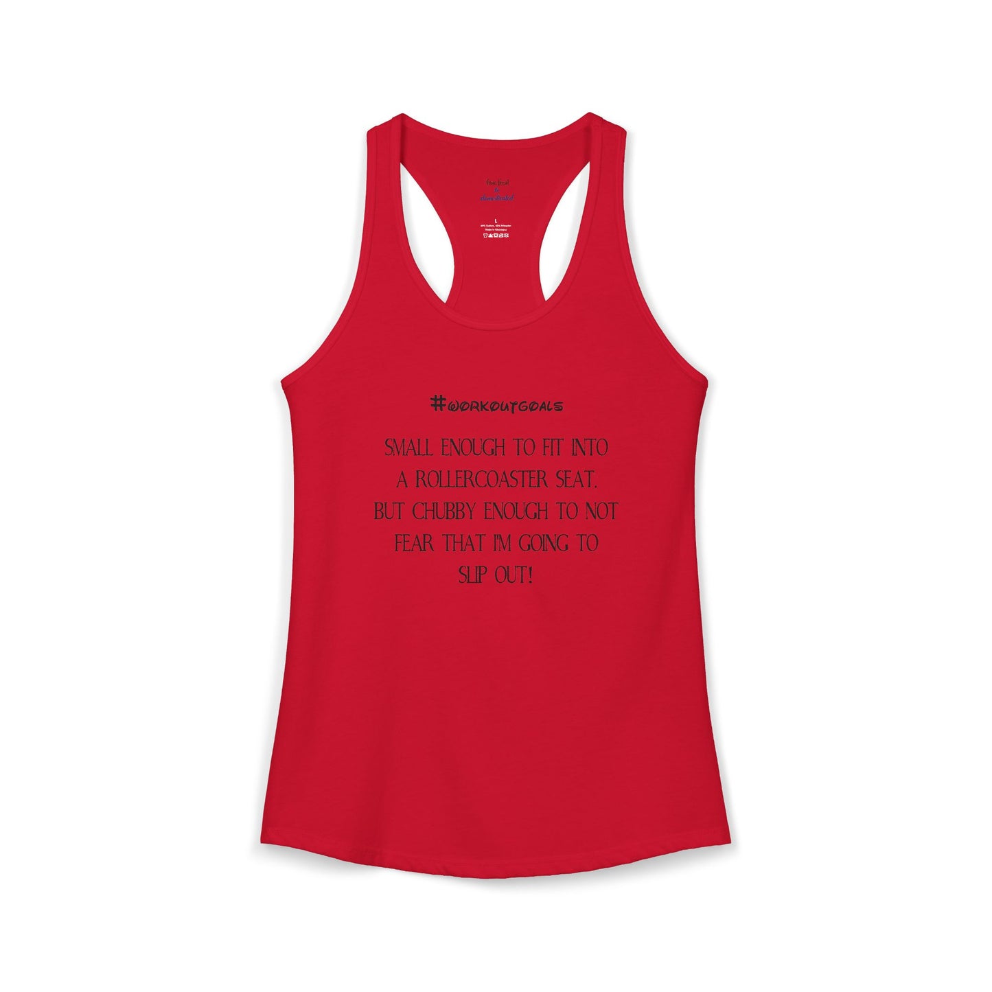 Workout Goals Racerback Tank