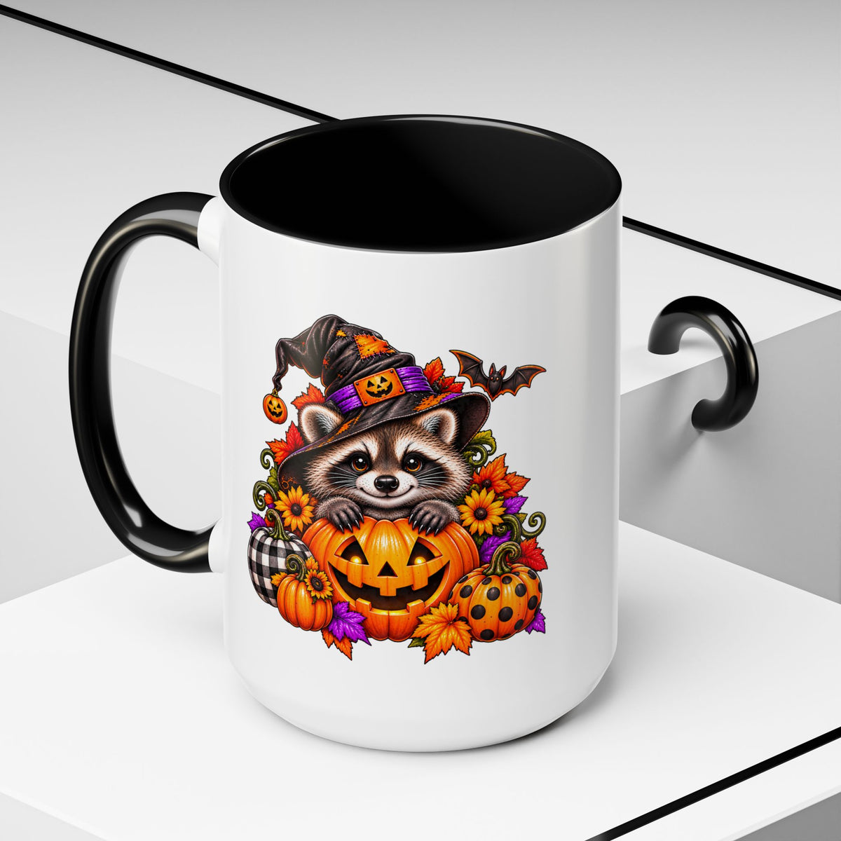 Halloween Raccoon Coffee Mug  (11/15oz)