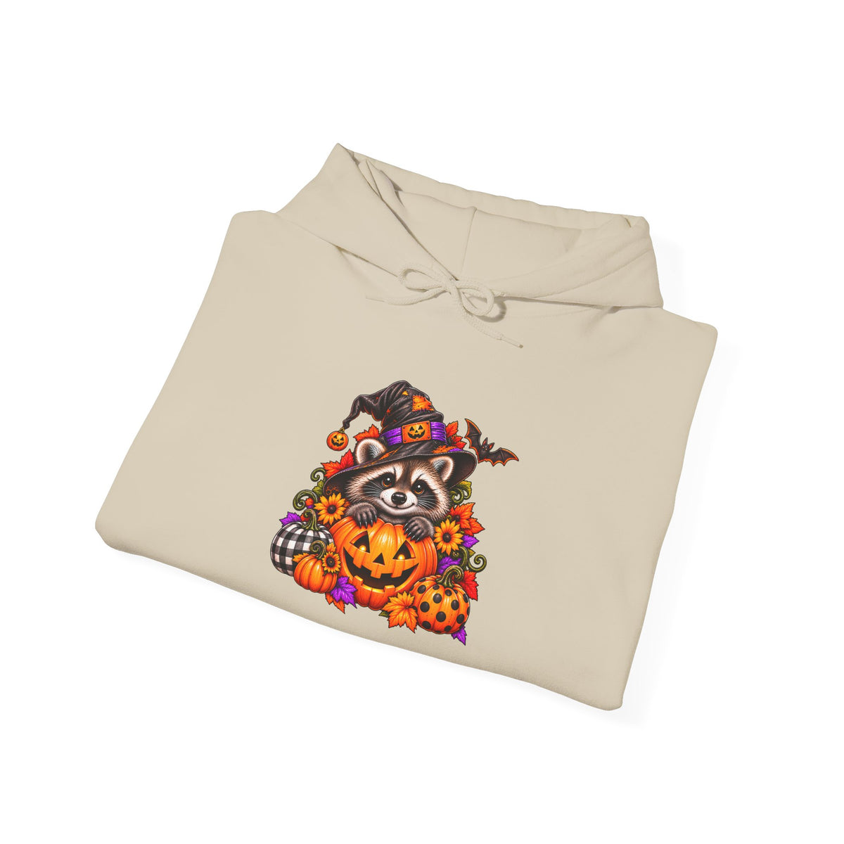 Halloween Raccoon Hooded Sweatshirt