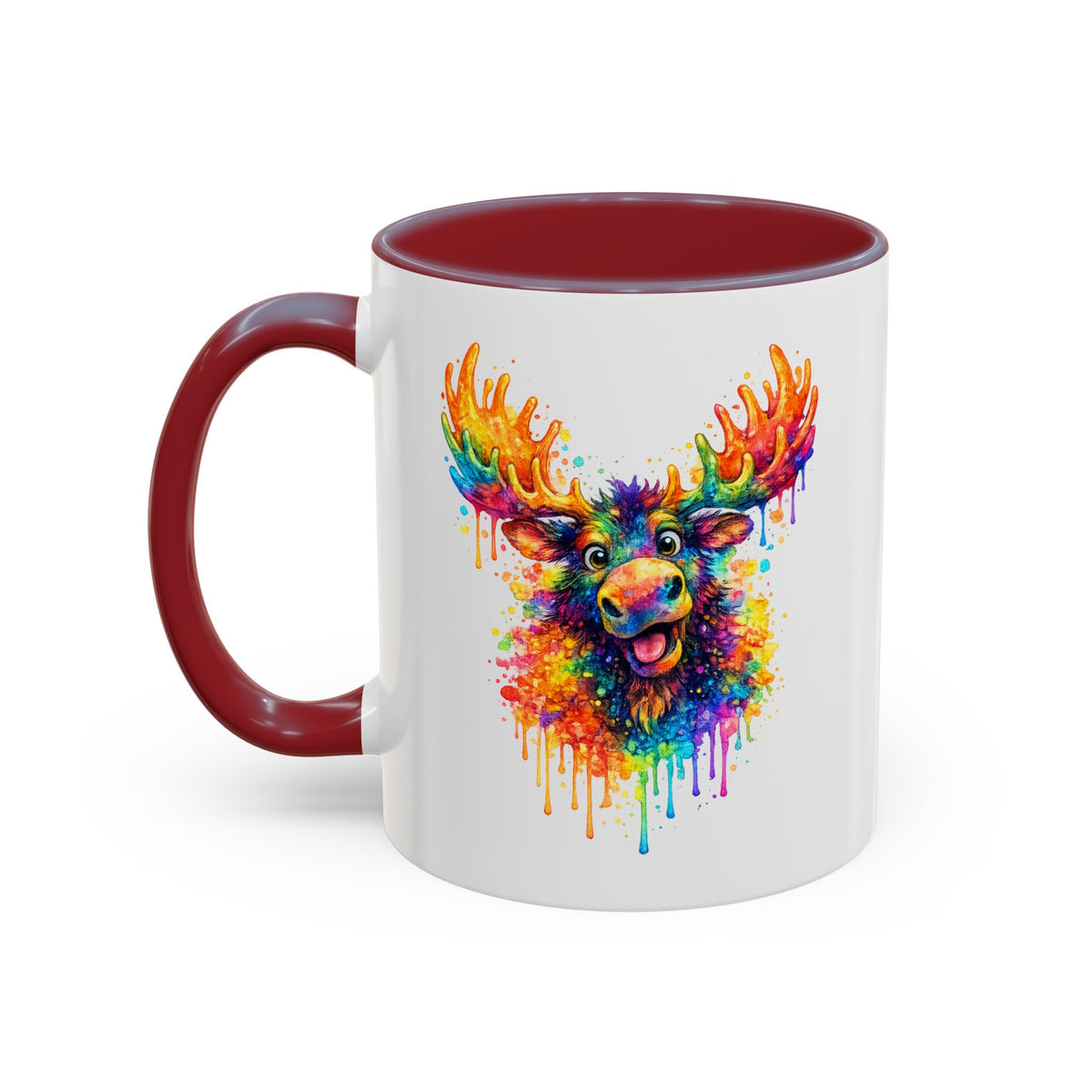 Watercolor Moose Coffee Mug  (11/15oz)