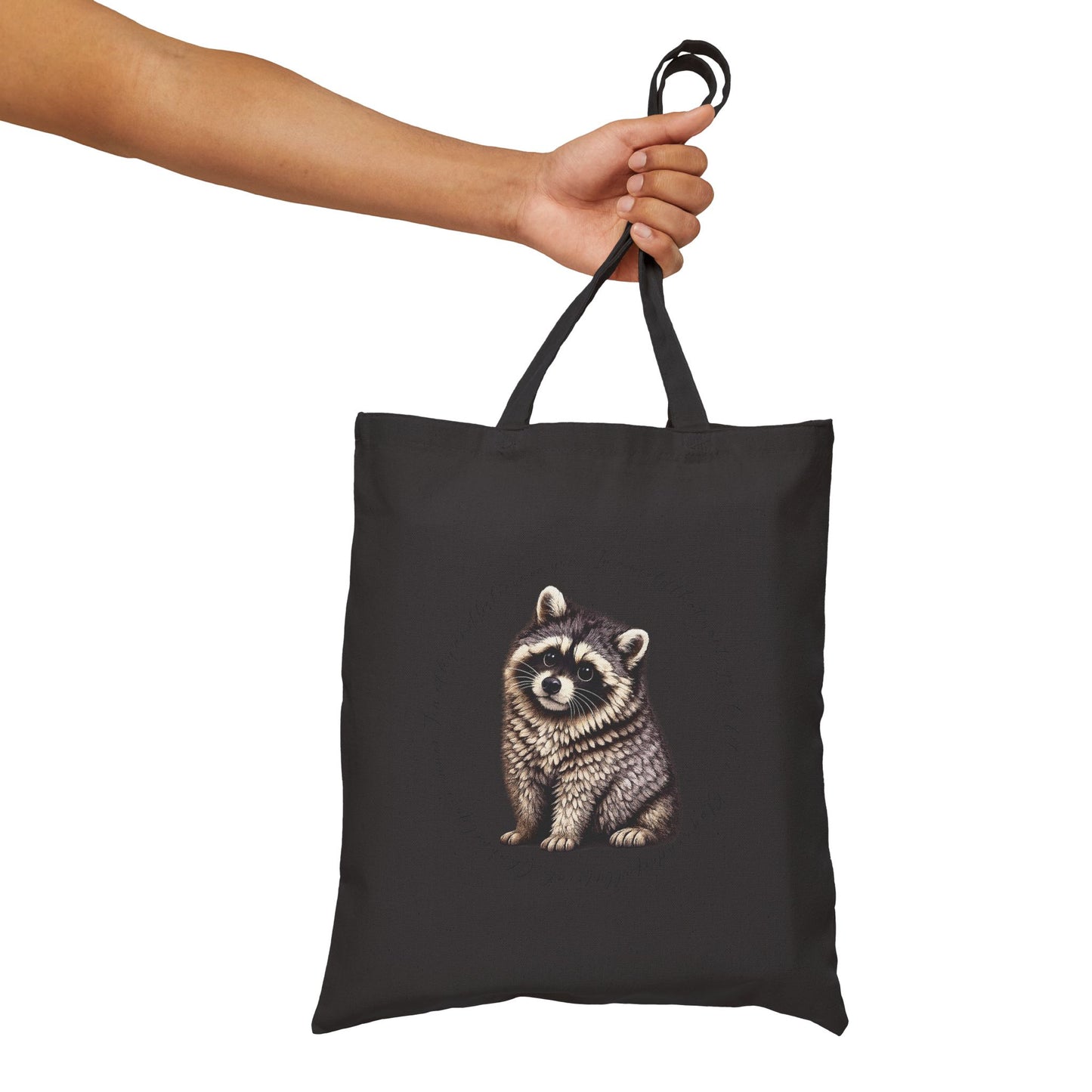 Jimothy The Raccoon Inspirational Tote Bag