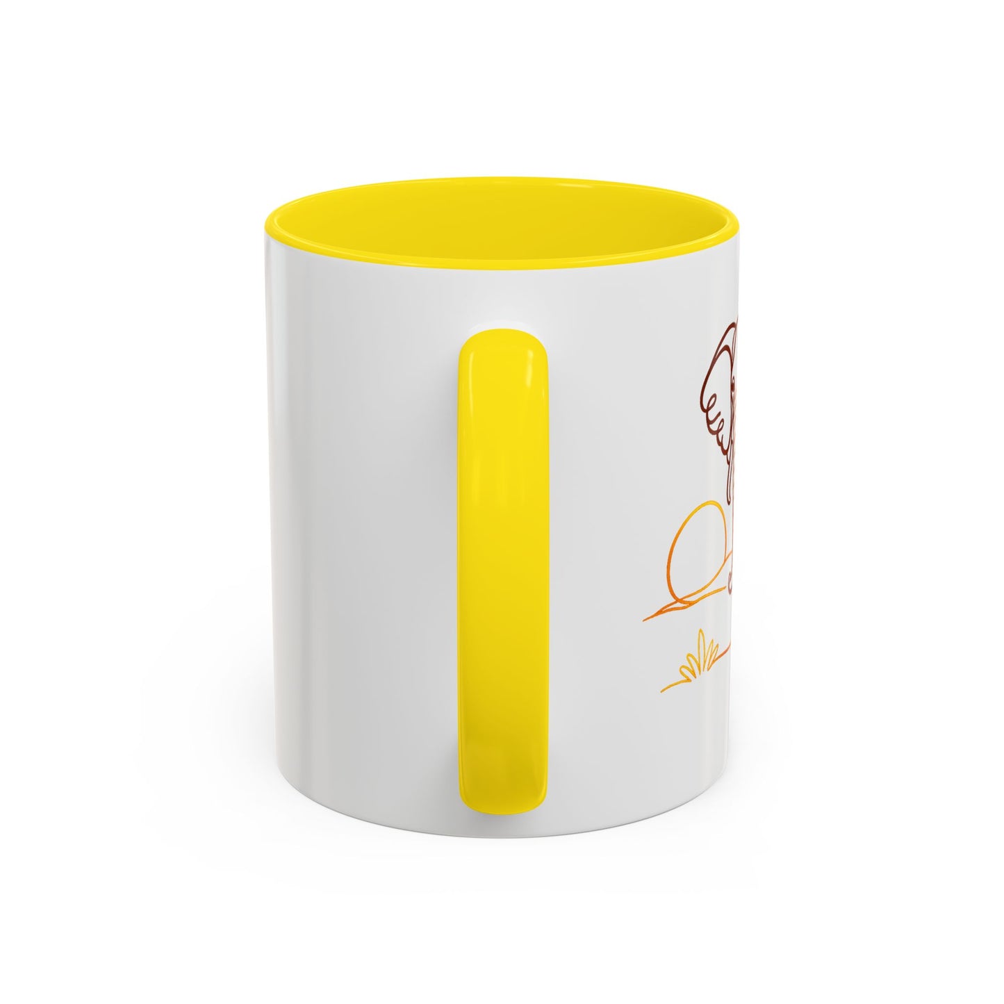 Safari Sunrise Coffee Mug — Minimal Line Elephant Design (11/15oz)