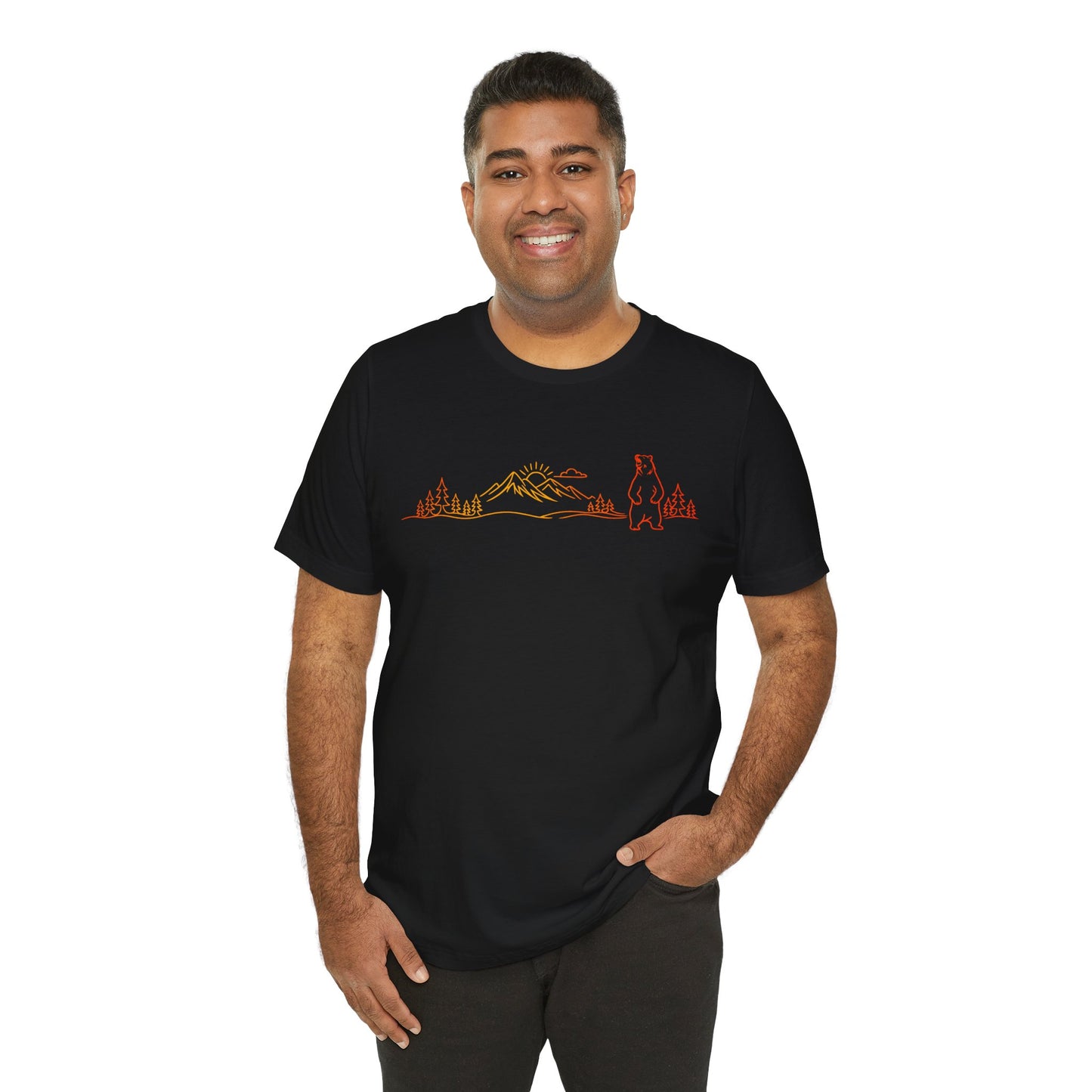 Standing Bear Mountain Scene Tee