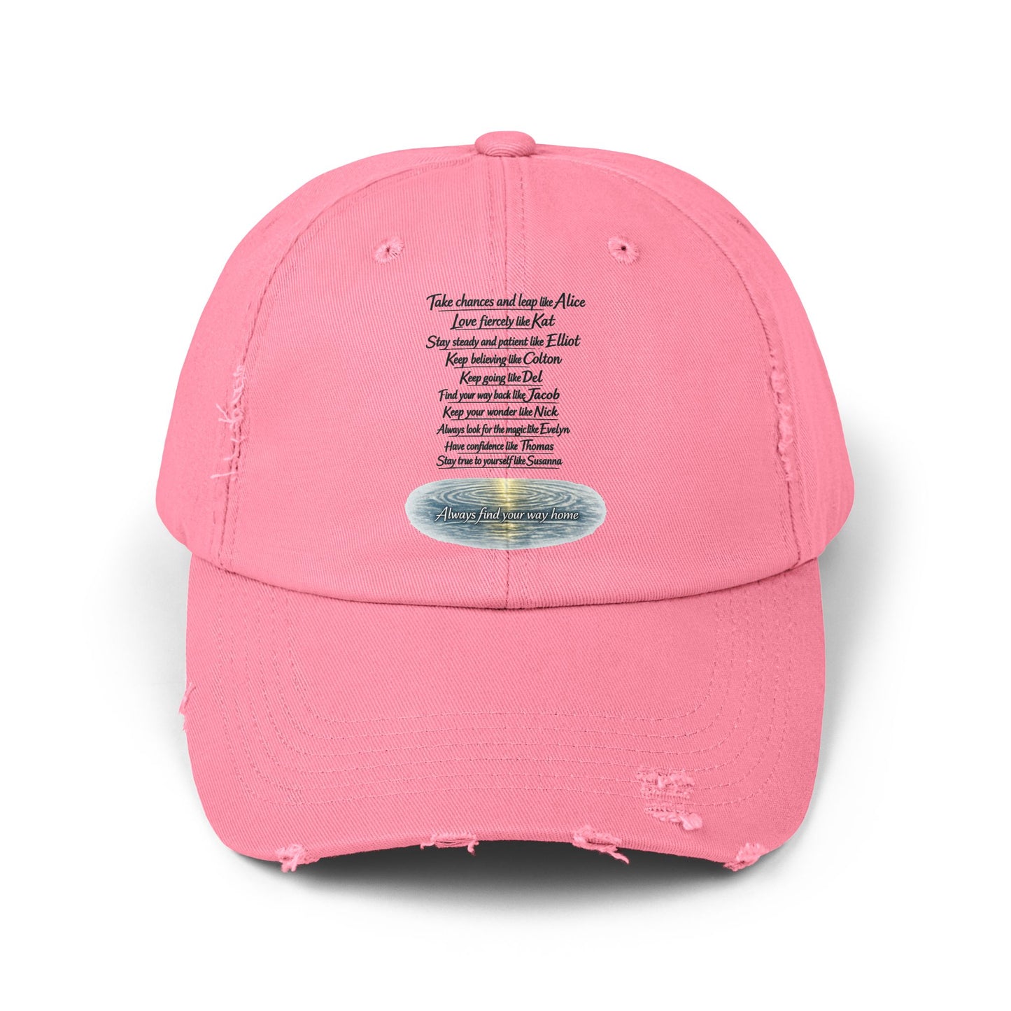 "Find Your Way" Distressed Cap