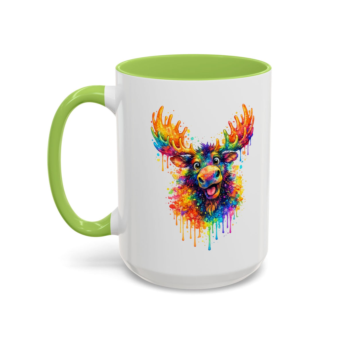 Watercolor Moose Coffee Mug  (11/15oz)