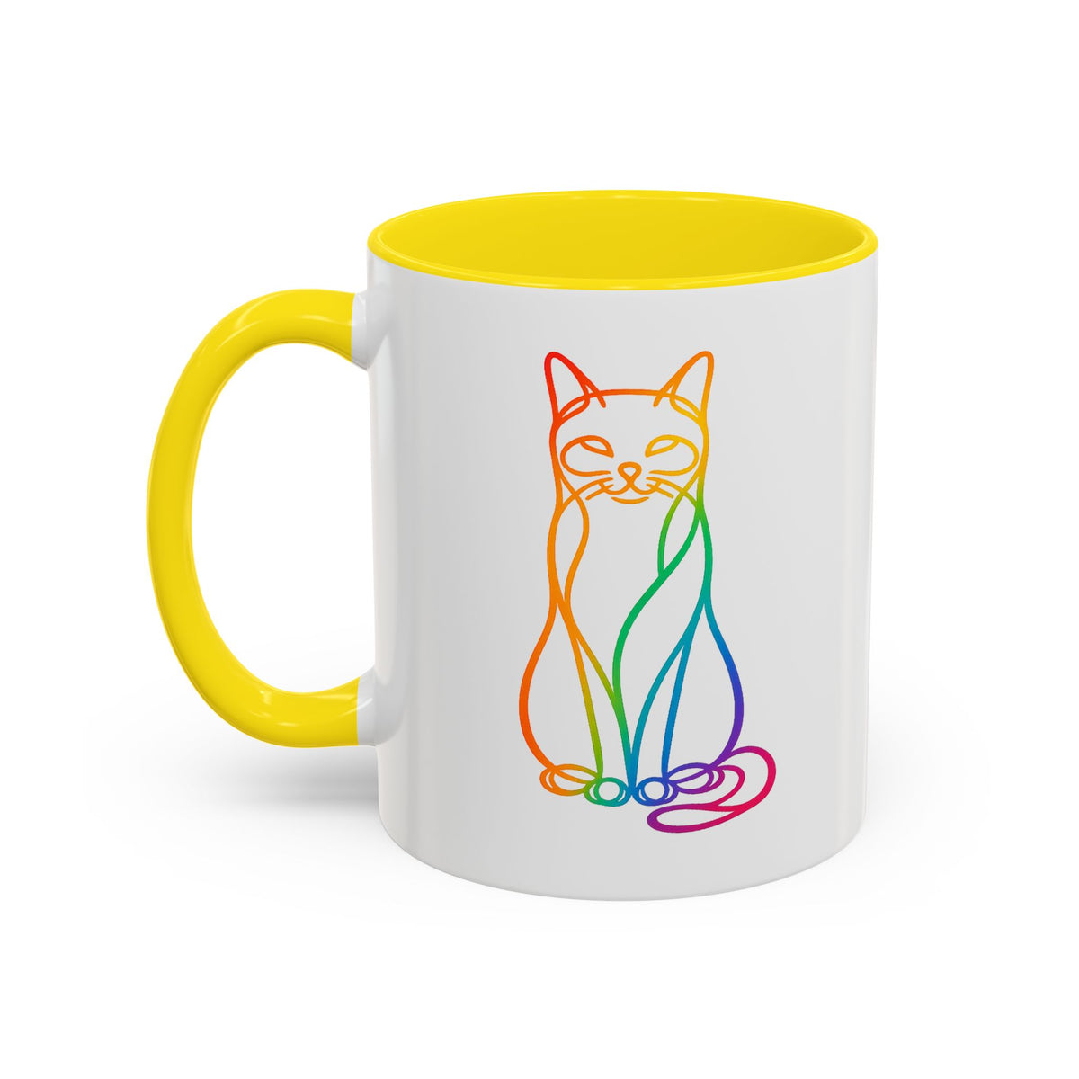 Rainbow Cat Coffee Mug  (11/15oz)