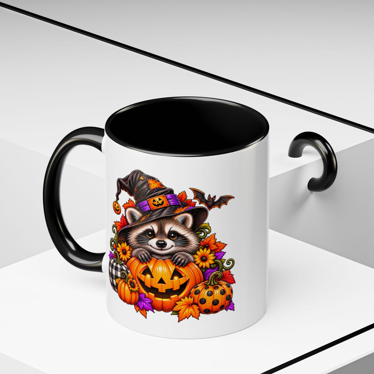 Halloween Raccoon Coffee Mug  (11/15oz)