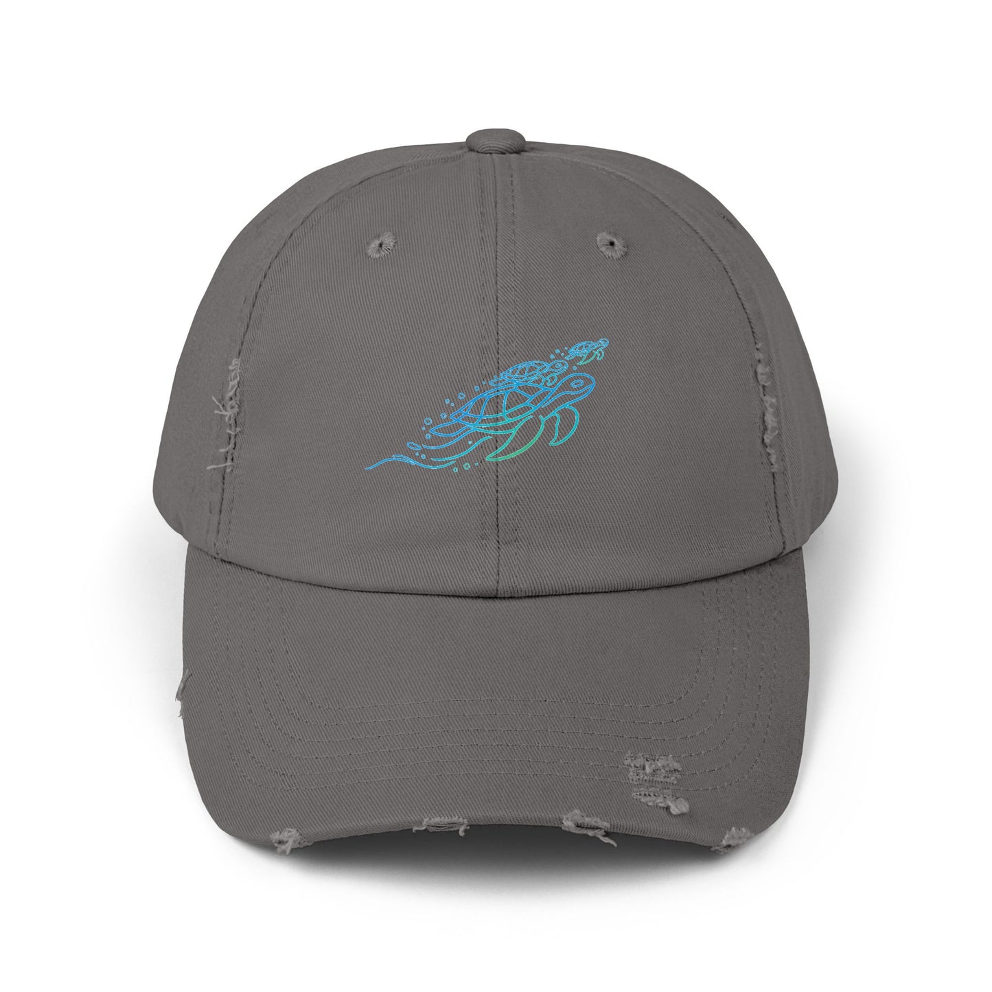 Swimming Sea Turtles | Distressed Cap