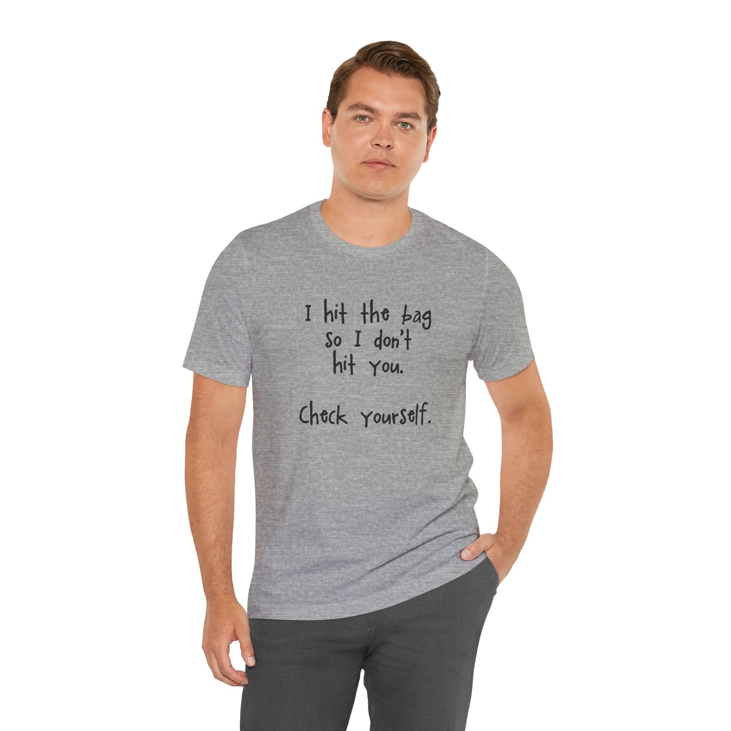"Check Yourself" Kickboxing Tee