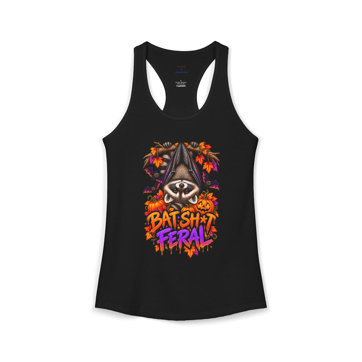 Batty Raccoon Racerback Tank