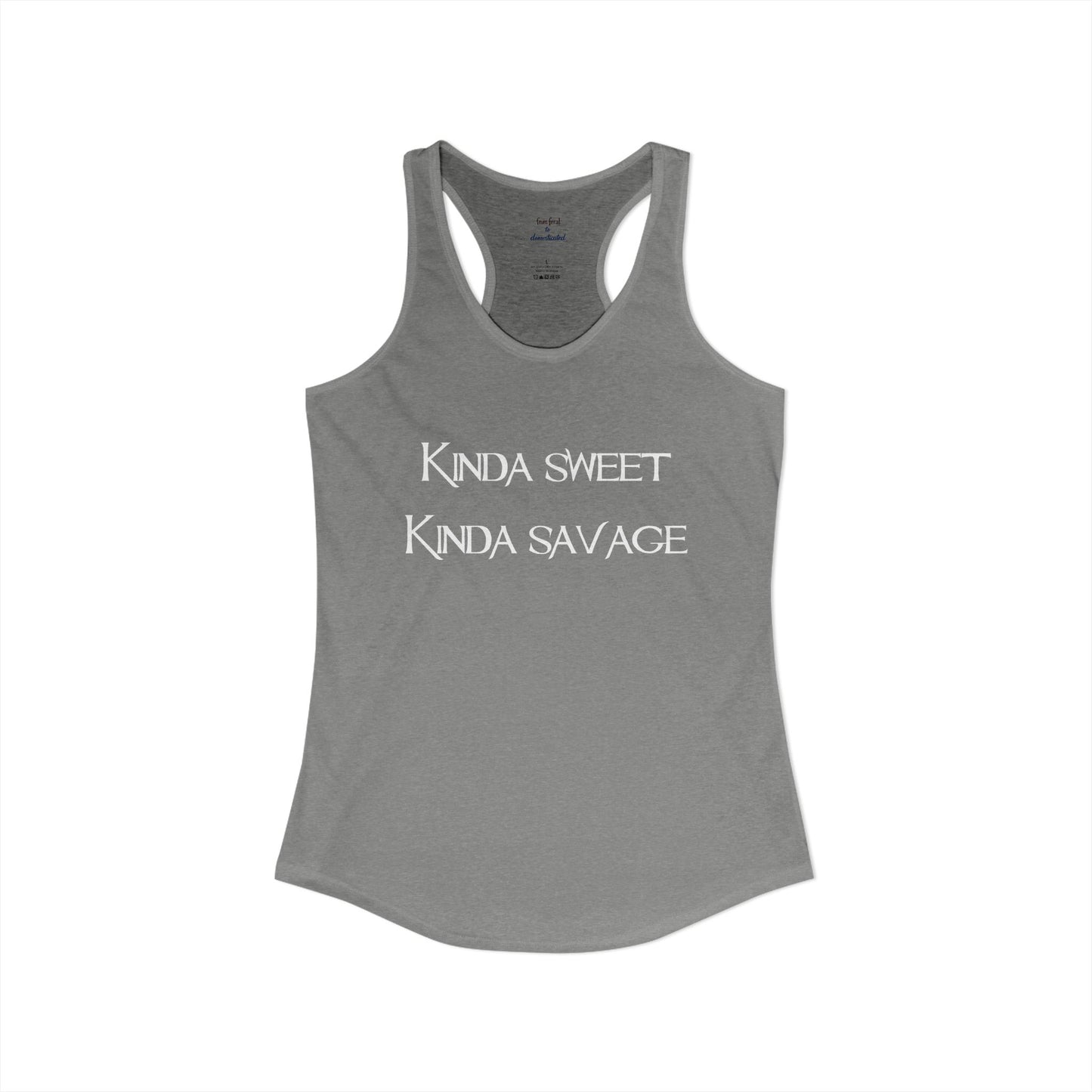 Kinda Both Racerback Tank